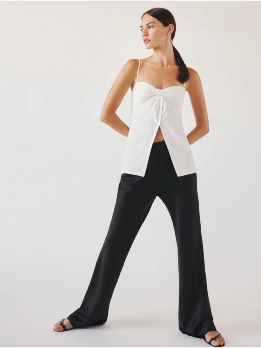 Reformation Jaylin top In white size L